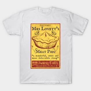 Mrs Lovett's Meat Pies - Sweeney Todd Musical T-Shirt